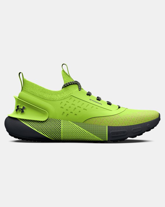 Unisex UA HOVR™ Phantom 3 Storm Running Shoes in Green image number 0